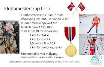 Klubbmesterskap 7.mars